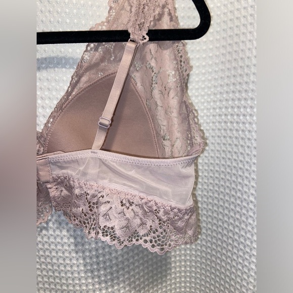 Women’s Blumind soft pink stretchy Lace bralette size XL NWT - Picture 8 of 11